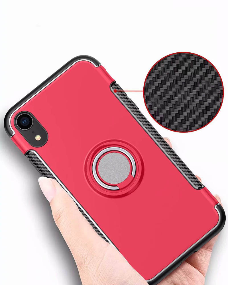 Bakeey-Protective-Case-For-iPhone-XR-Ring-Grip-Kickstand-Stand-Holder-Back-Cover-1372570-5