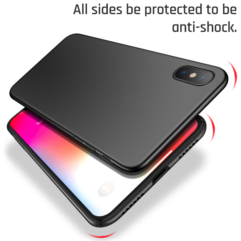 Bakeey-Protective-Case-For-iPhone-XS-2018-Slim-Anti-Fingerprint-Hard-PC-Back-Cover-1356270-3