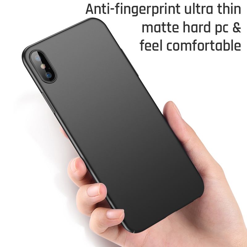 Bakeey-Protective-Case-For-iPhone-XS-2018-Slim-Anti-Fingerprint-Hard-PC-Back-Cover-1356270-4