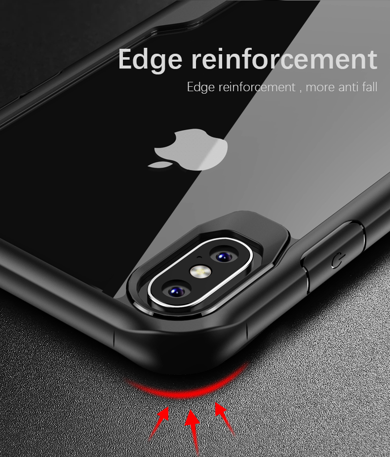Bakeey-Protective-Case-For-iPhone-XS-Max-Anti-Fingerprint-Transparent-Acrylic-Soft-Silicone-Back-Cov-1354844-6