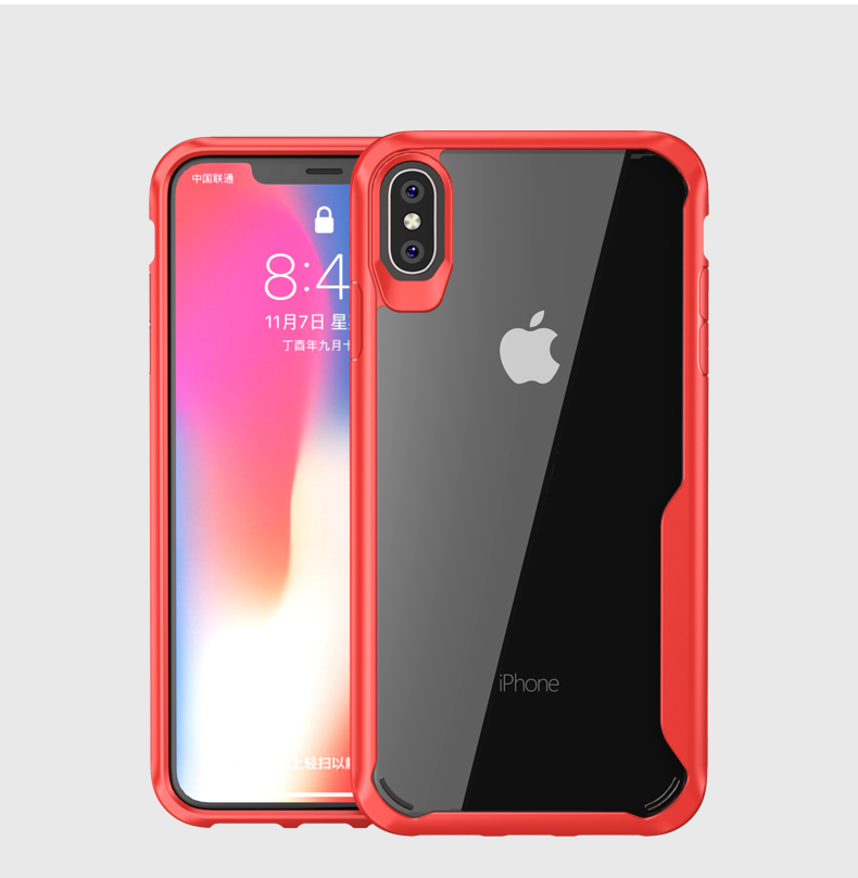 Bakeey-Protective-Case-For-iPhone-XS-Max-Anti-Fingerprint-Transparent-Acrylic-Soft-Silicone-Back-Cov-1354844-9