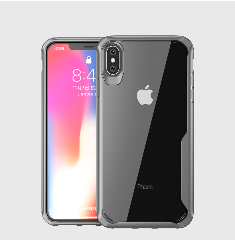 Bakeey-Protective-Case-For-iPhone-XS-Max-Anti-Fingerprint-Transparent-Acrylic-Soft-Silicone-Back-Cov-1354844-10