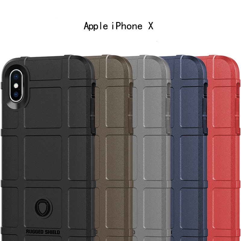 Bakeey-Rugged-Shield-Soft-Silicone-Protective-Case-for-iPhone-X-1315255-2