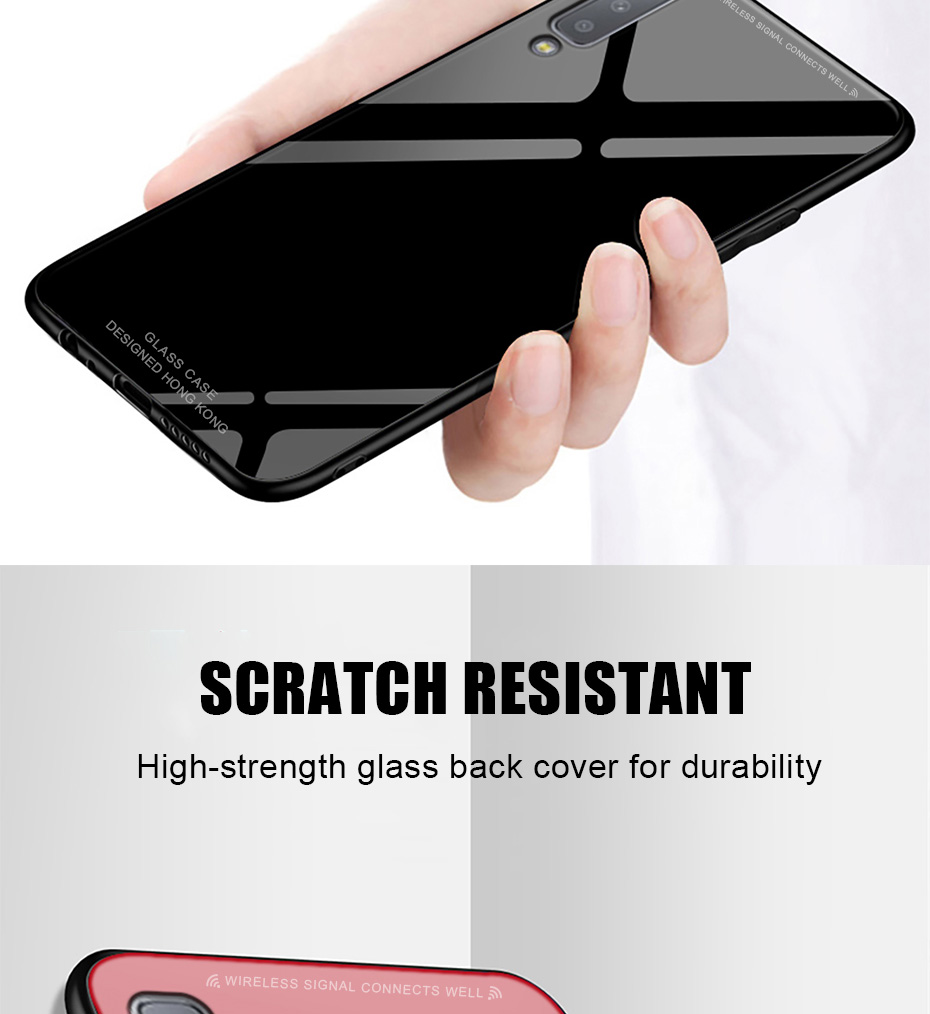 Bakeey-Scratch-Resistant-Tempered-Glass-Protective-Case-For-Samsung-Galaxy-A7-2018--A9-2018-1394227-3