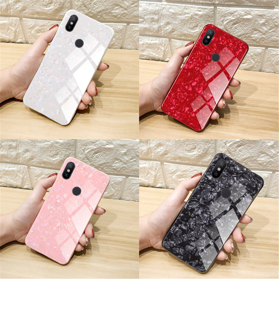 Bakeey-Shell-Bling-Glossy-Tempered-Glass-Soft-Edge-Protective-Case-for-Xiaomi-Mi8-SE-588-inch-1331243-9