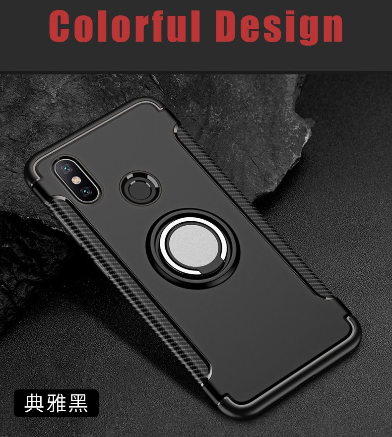 Bakeey-Shock-proof-360deg-Adjustable-Ring-Holder-Protective-Case-for-Xiaomi-Mi-6X--Xiaomi-Mi-A2-Non--1382032-7