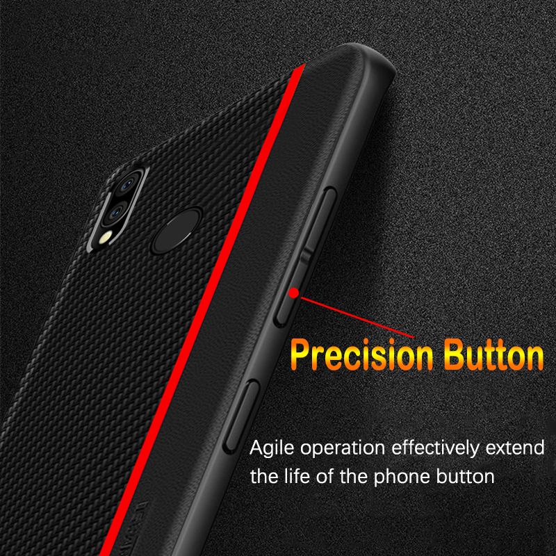 Bakeey-Shockproof-Carbon-Fiber-Soft-Silicone-Edge-PU-Leather-Protective-Case-for-Xiaomi-Redmi-Note-7-1561744-5