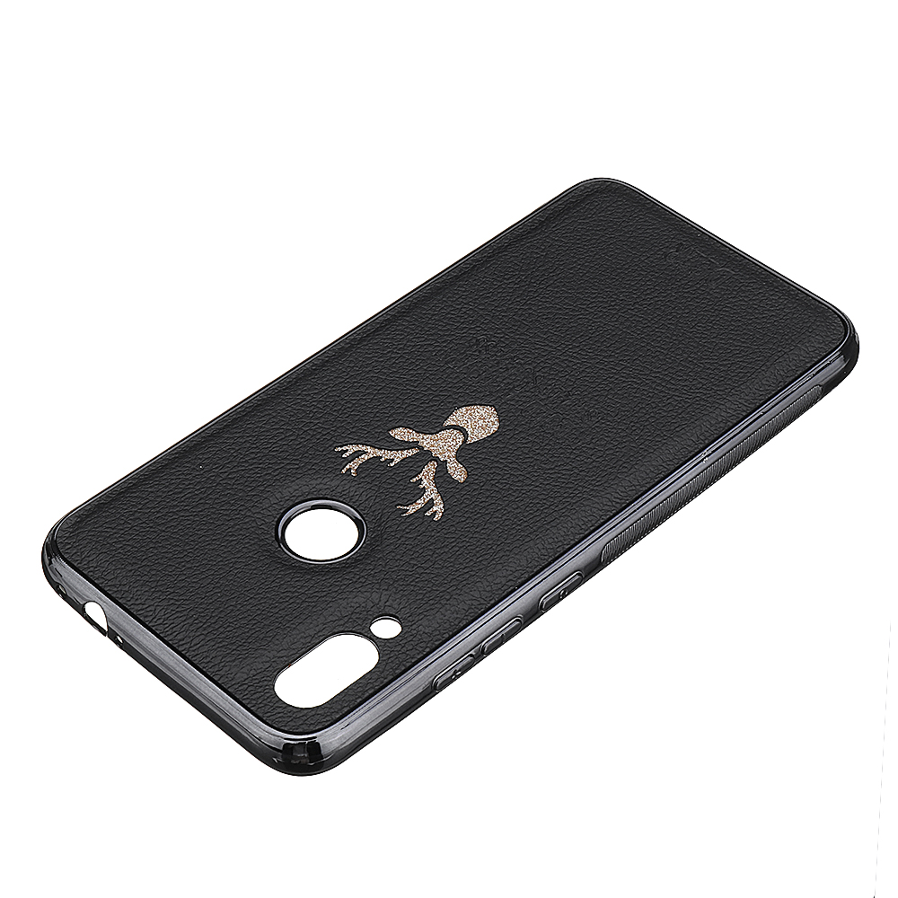 Bakeey-Shockproof-Plating-Border-Glitter-Deer-PU-Leather-Soft-TPU-Protective-Case-For-Xiaomi-Redmi-N-1540905-3