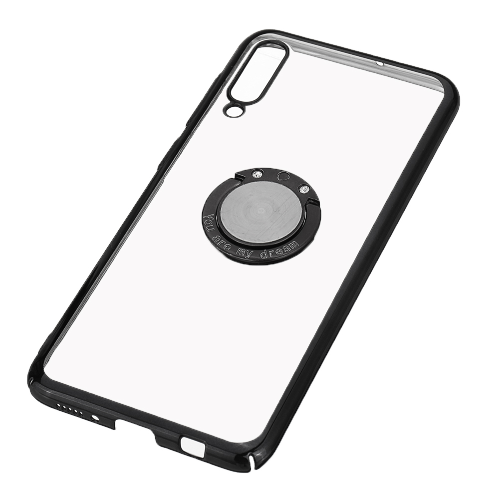 Bakeey-Shockproof-Plating-Finger-Ring-Holder-PC-Protective-Case-for-Samsung-Galaxy-A50-2019-1556736-9