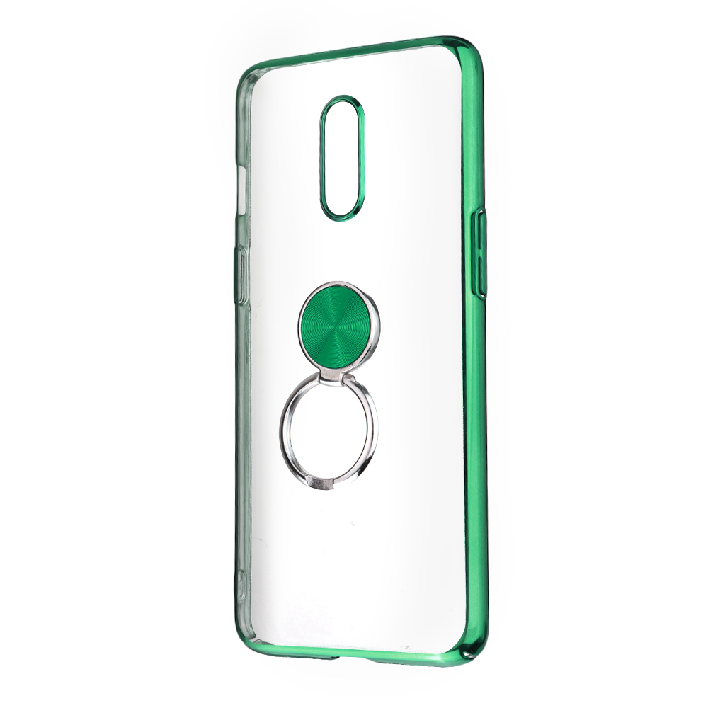 Bakeey-Shockproof-Plating-With-Ring-Holder-Hard-PC-Back-Cover-Protective-Case-for-OnePlus-7-1541296-9