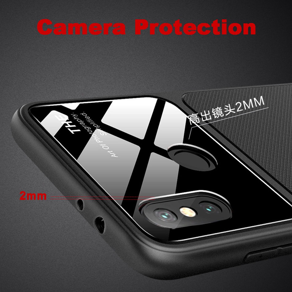 Bakeey-Shockproof-Tempered-Glass-Soft-Silicone-Protective-Case-For-Xiaomi-Mi-A2--Xiaomi-Mi6X-1328365-5