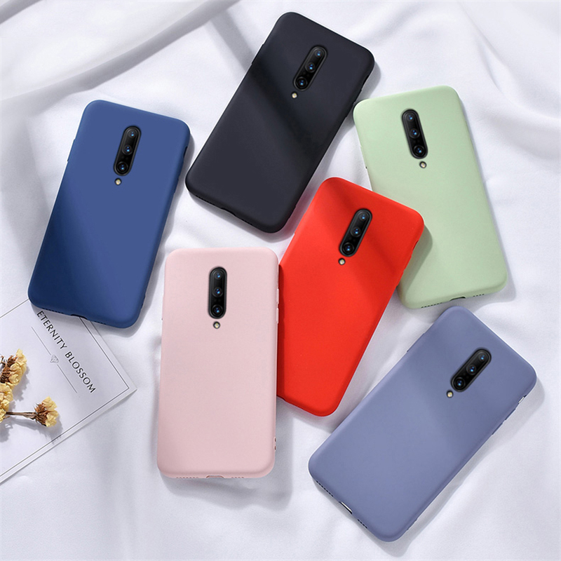 Bakeey-Smooth-Liquid-Silicone-Rubber-Soft-Back-Cover-Protective-Case-for-OnePlus-8-1672473-10