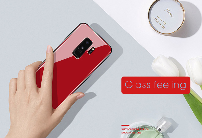 Bakeey-Tempered-Glass-Mirror-Back-TPU-Frame-Protective-Case-for-Samsung-Galaxy-S9S9Plus-1276789-3