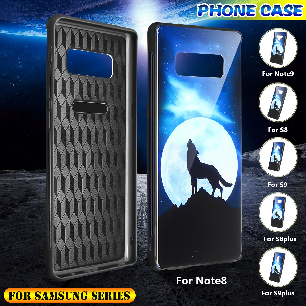 Bakeey-Tempered-Glass-Protective-Case-For-Samsung-Galaxy-S9S9-PlusS8S8-PlusNote-9Note-8-Scratch-Resi-1433977-1