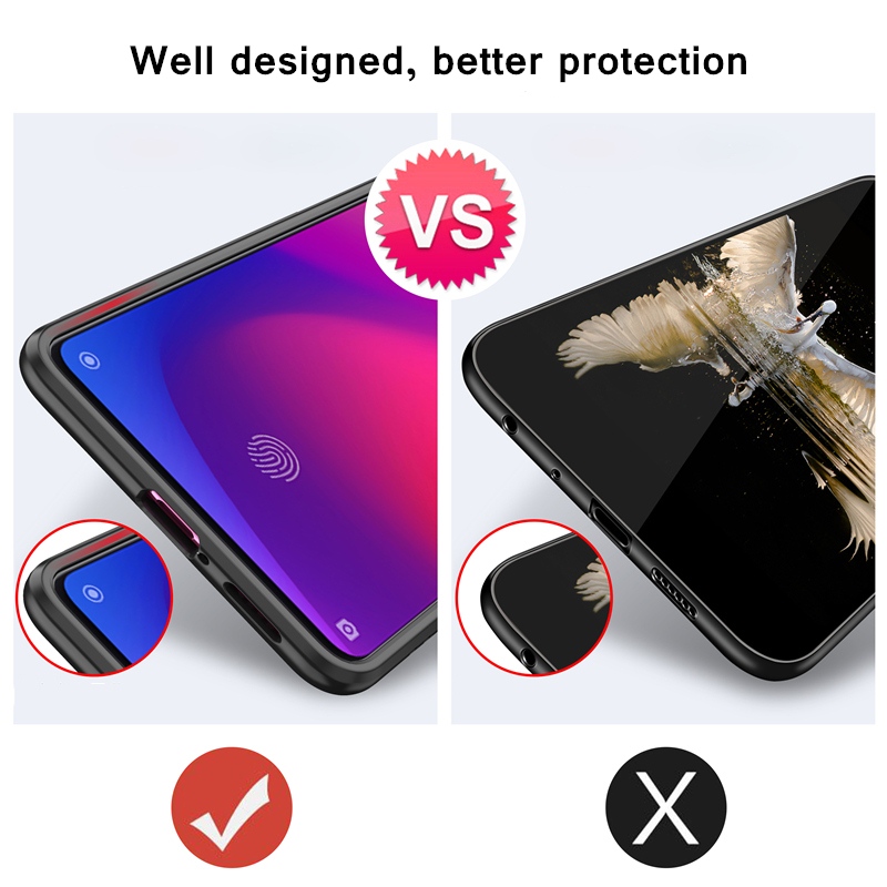 Bakeey-Transparent-Ring-Holder-Magnetic-Car-PC--Carbon-Fiber-Protective-Case-For-Xiaomi-Mi9T-Mi-9T-P-1547201-5