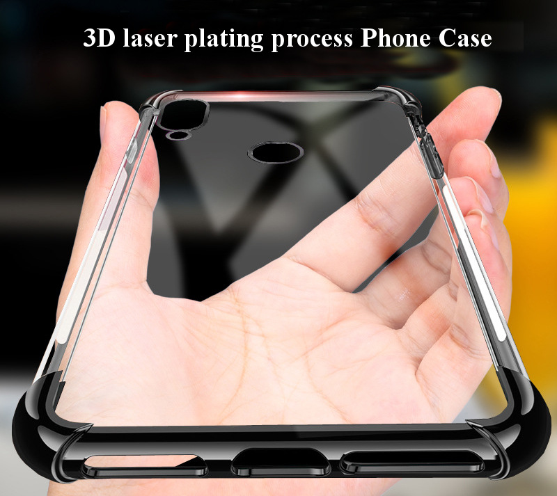 Bakeey-Transparent-Shockproof-Plating-Soft-TPU-Protective-Case-For-Xiaomi-Mi-Play-1550659-1