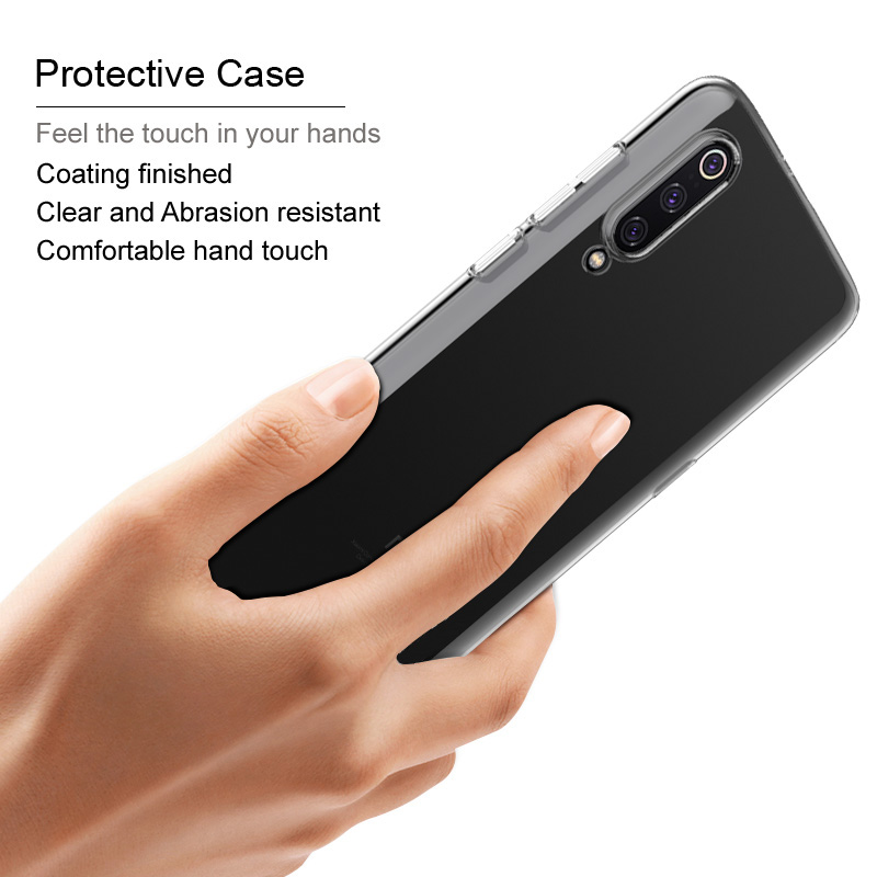 Bakeey-Transparent-Wear-resisting-PC-Hard-Protective-Case-For-Xiaomi-Mi9--Xiaomi-Mi-9-Transparent-Ed-1464388-2