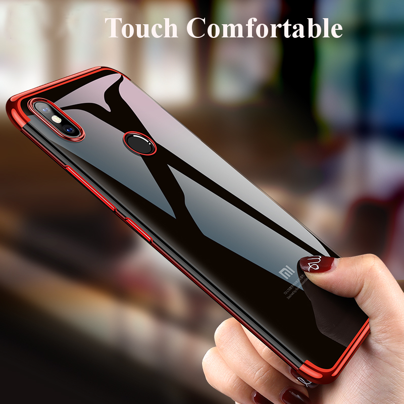 Bakeey-Ultra-Thin-Color-Plating-Shockproof-Soft-TPU-Protective-Case-For-Xiaomi-Mi8-Mi-8-621-Non-orig-1315251-2