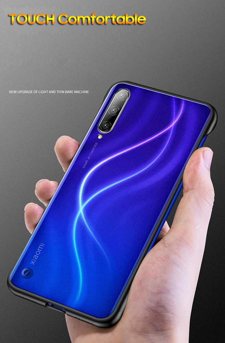 Bakeey-Xiaomi-Mi9-Mi-9-Lite--Xiaomi-Mi-CC9-Frameless-Ultra-Thin-Matte-with-finger-ring-Hard-PC-Prote-1590597-2