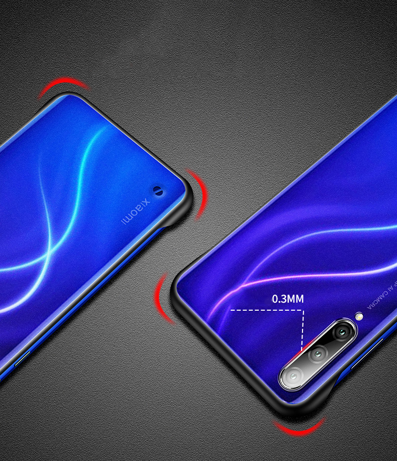 Bakeey-Xiaomi-Mi9-Mi-9-Lite--Xiaomi-Mi-CC9-Frameless-Ultra-Thin-Matte-with-finger-ring-Hard-PC-Prote-1590597-3