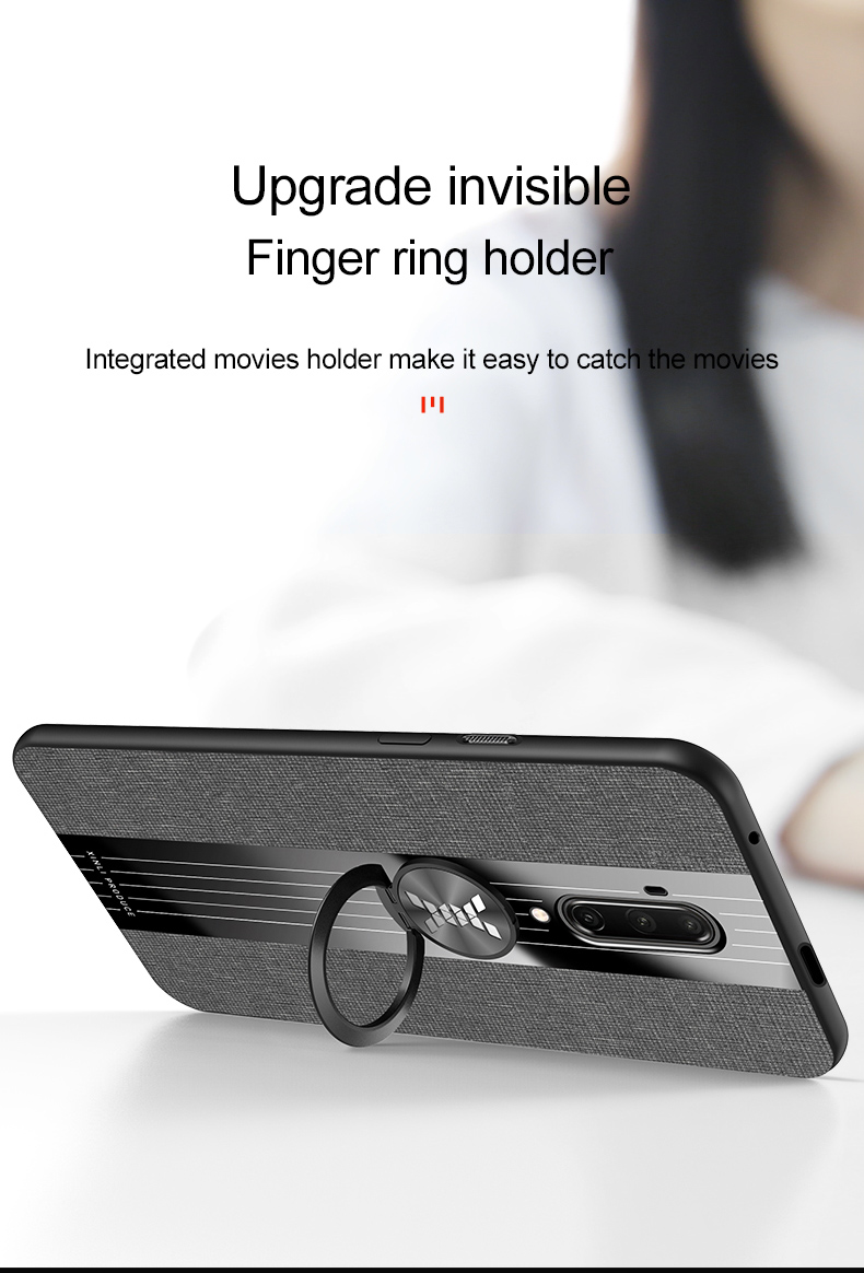 Bakeey-for-OnePlus-8-Pro-Case-with-Magnetic-Ring-Bracket-Stand-Shockproof-Non-slip-Cloth-Fabric-Prot-1757094-4