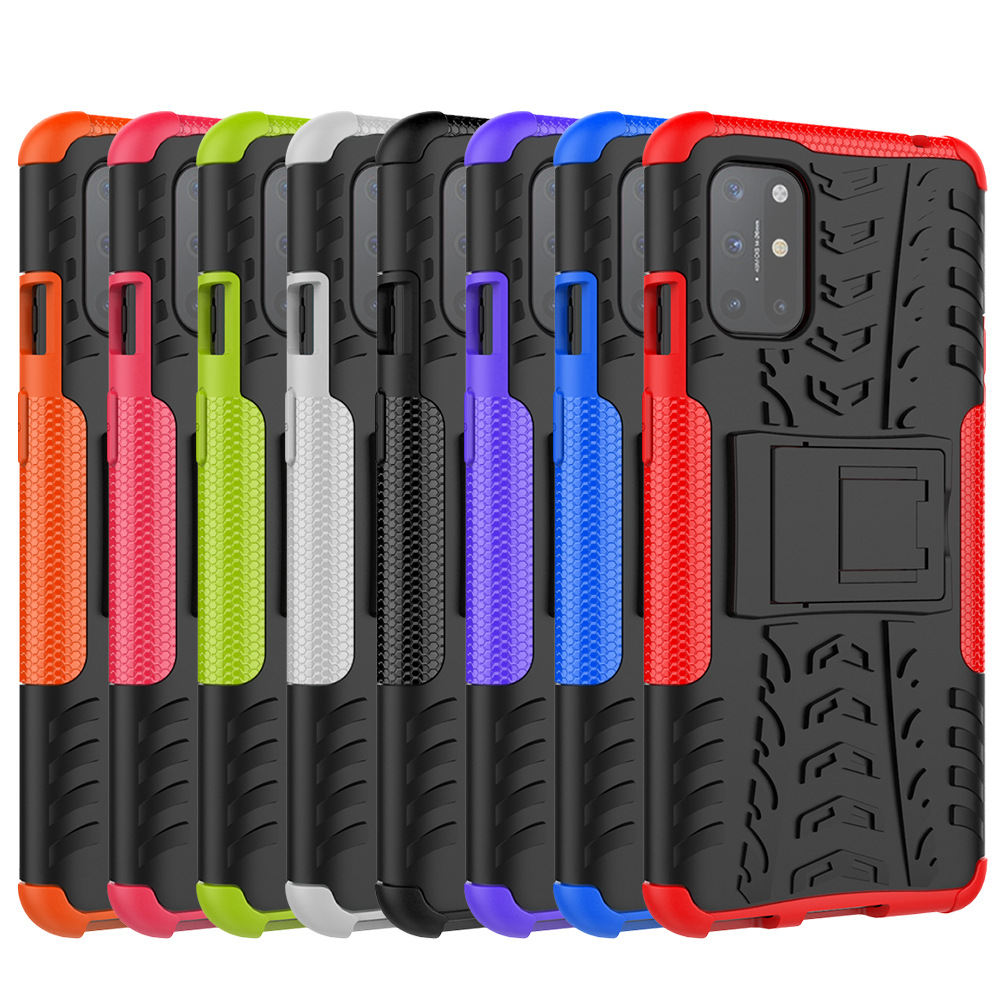 Bakeey-for-OnePlus-8T-Case-Armor-Shockproof-Non-Slip-with-Bracket-Stand-Protective-Case-1776557-9