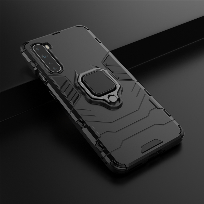 Bakeey-for-OnePlus-Nord-Armor-Shockproof-Magnetic-with-360-Rotation-Finger-Ring-Holder-Stand-PC-Prot-1771818-11