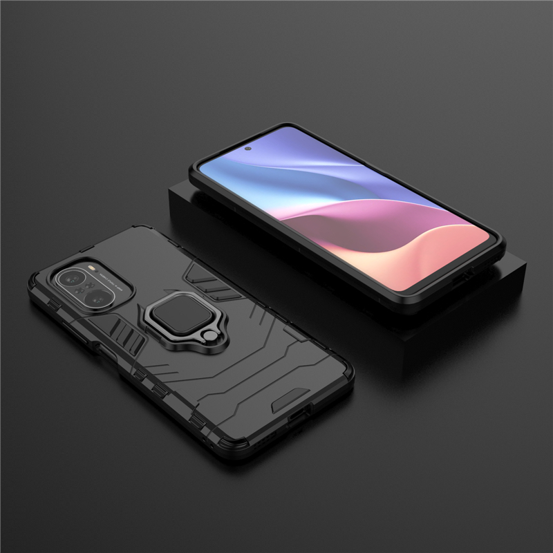 Bakeey-for-POCO-F3-Global-Version-Case-Armor-Shockproof-Magnetic-with-360deg-Rotation-Finger-Ring-Ho-1844973-13