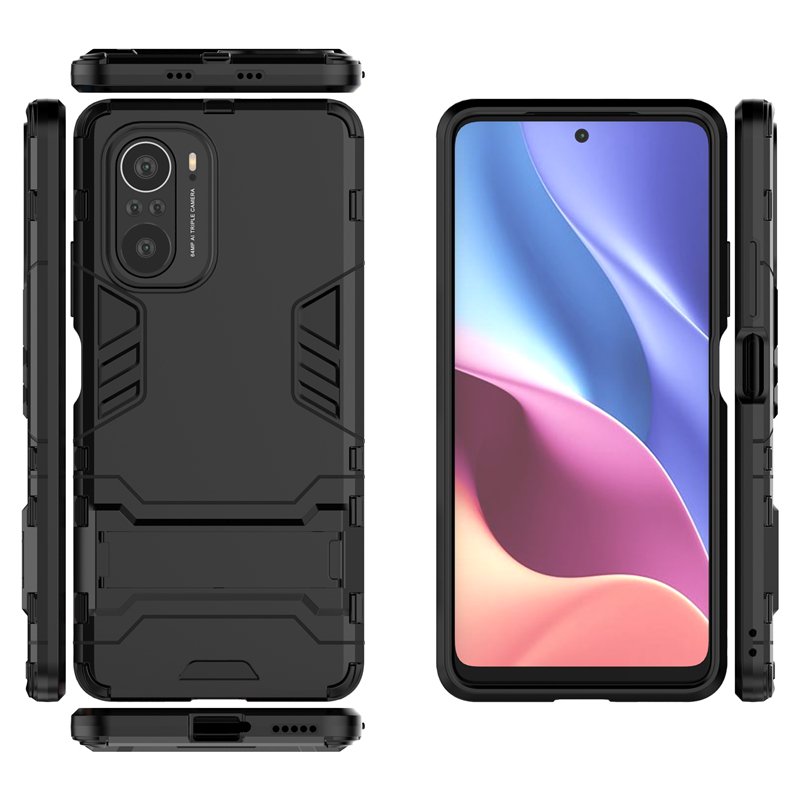 Bakeey-for-POCO-F3-Global-Version-Case-Armor-with-Bracket-Shockproof-PC-Protective-Case-Back-Cover-1844964-8