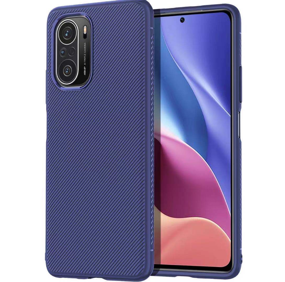 Bakeey-for-POCO-F3-Global-Version-Case-Carbon-Fiber-Texture-Slim-Soft-Silicone-Shockproof-Protective-1844941-4
