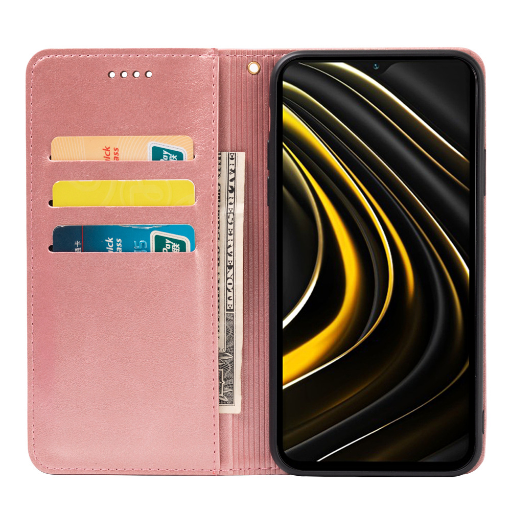 Bakeey-for-POCO-M3-Case-Magnetic-Flip-with-Multi-Card-Slots-Wallet-Stand-PU-Leather-Full-Body-Cover--1805309-9