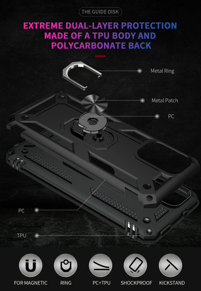 Bakeey-for-POCO-M3-Pro-5G-NFC-Global-Version-Xiaomi-Redmi-Note-10-5G-Case-Armor-Bumpers-Shockproof-M-1867450-2