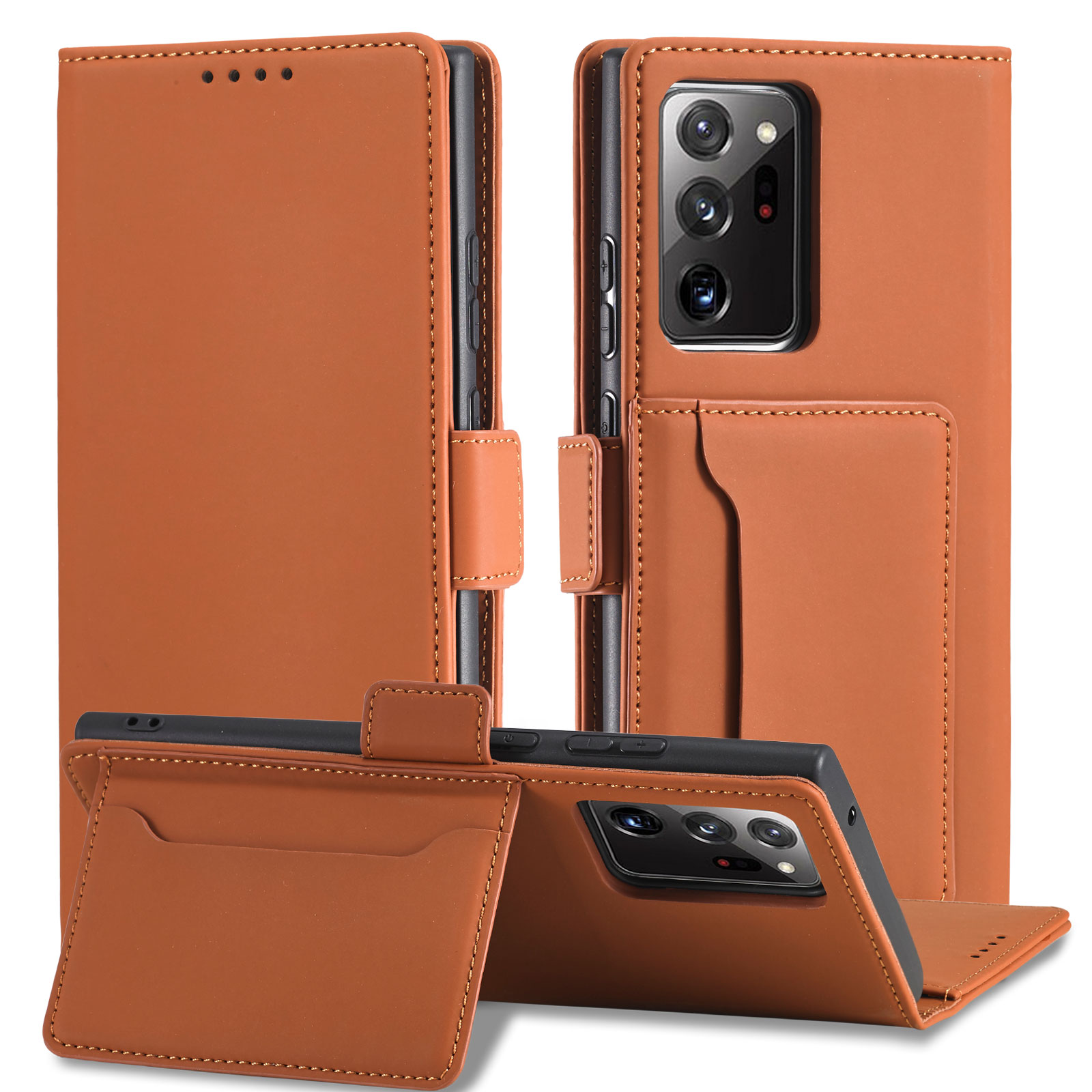 Bakeey-for-Samsung-Galaxy-Note-20-Case-Business-Flip-Magnetic-with-Multi-Card-Slots-Wallet-Shockproo-1763271-11