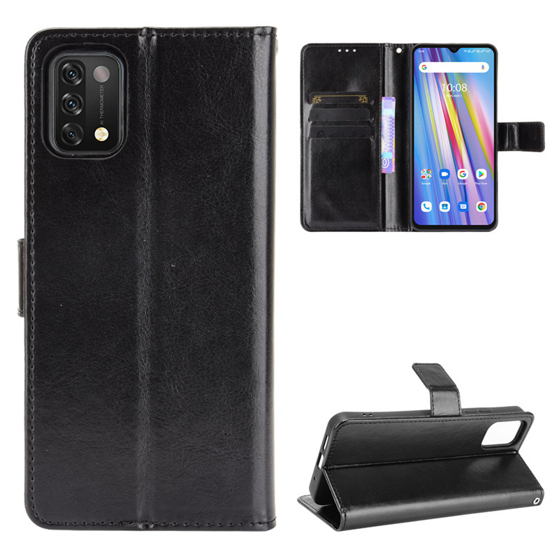 Bakeey-for-Umidigi-A11-Case-Magnetic-Flip-with-Multiple-Card-Slot-Folding-Stand-PU-Leather-Shockproo-1869924-1