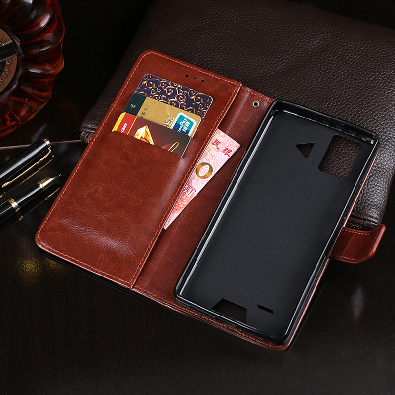 Bakeey-for-Umidigi-Bison-Case-Litchi-Pattern-Magnetic-Flip-with-Multiple-Card-Slots-Wallet-Foldable--1820018-2