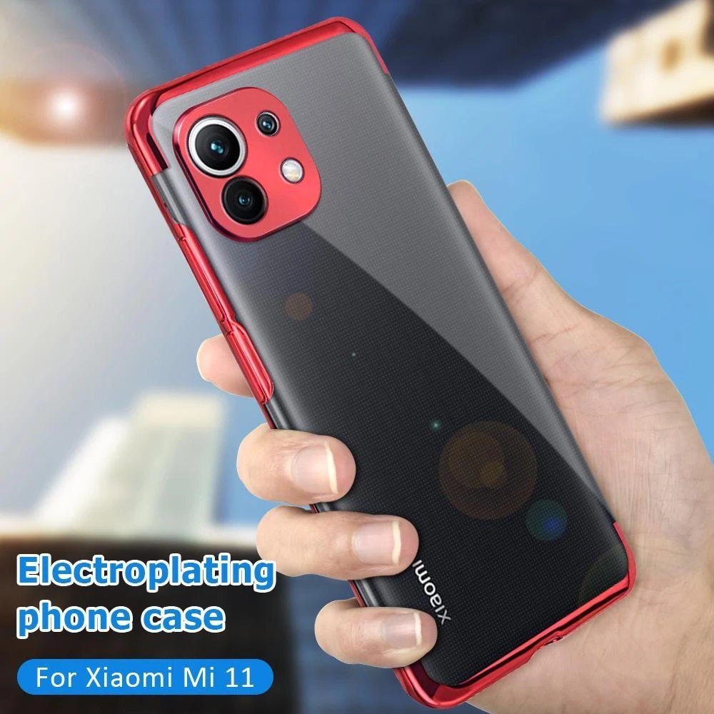 Bakeey-for-Xiaomi-Mi-11-Case-2-in-1-Plating-with-Lens-Protector-Ultra-Thin-Anti-Fingerprint-Shockpro-1864218-7