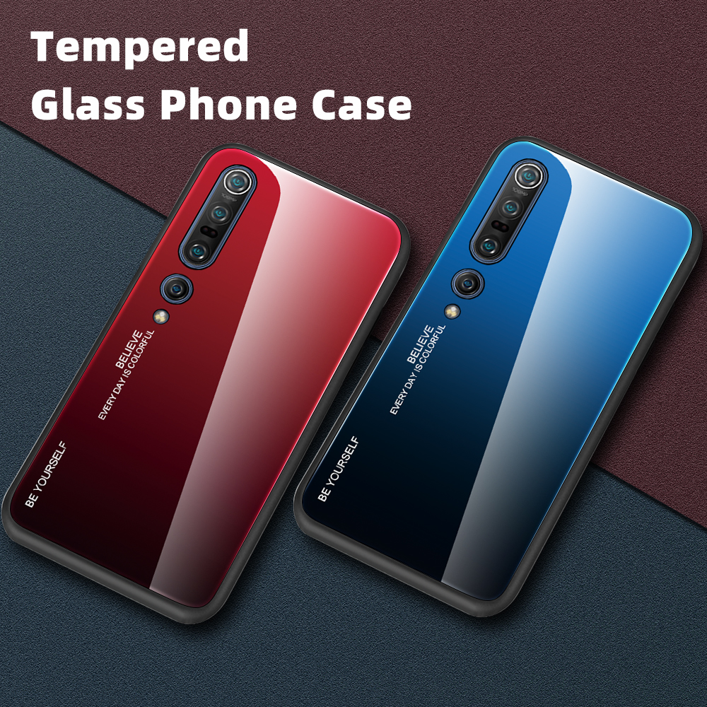 Bakeey-for-Xiaomi-Mi10-Mi-10--Mi-10-Pro-Case-Gradient-Color-Tempered-Glass-Shockproof-Scratch-Resist-1727234-9