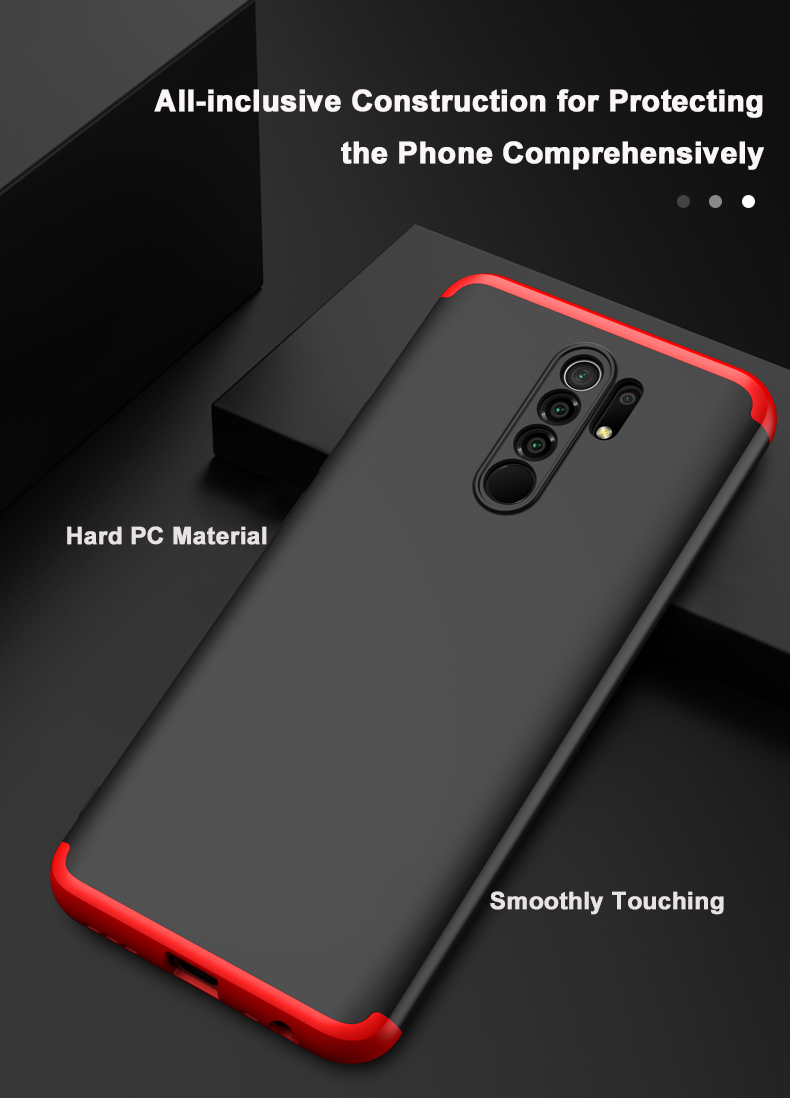 Bakeey-for-Xiaomi-Redmi-9-Case-3-in-1-Detachable-Double-Dip-with-Lens-Protect-Frosted-Anti-fingerpri-1718396-2
