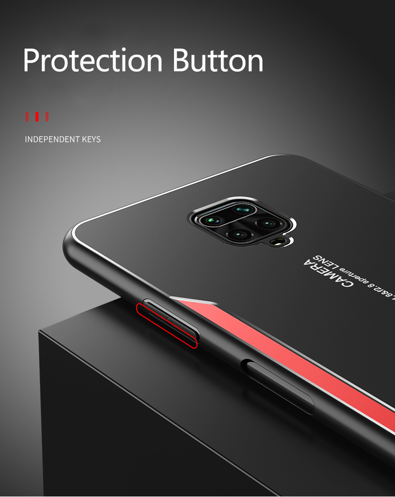 Bakeey-for-Xiaomi-Redmi-Note-9--Redmi-10X-4G-Case-Matte-Metal--TPU-Edge-Shockproof-Anti-Fingerprint--1695776-10
