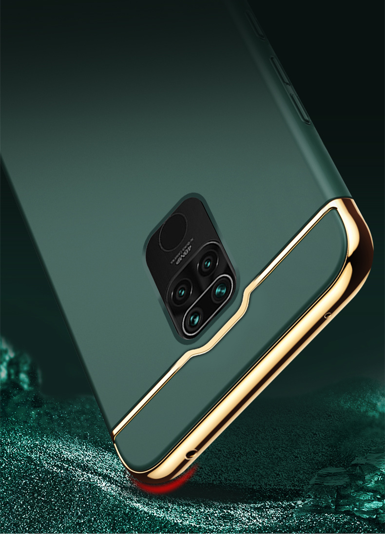 Bakeey-for-Xiaomi-Redmi-Note-9-Case-Alumimum-Metal-Frame-Shockproof-Mate-Hard-PC-Protective-Case-Non-1775657-5