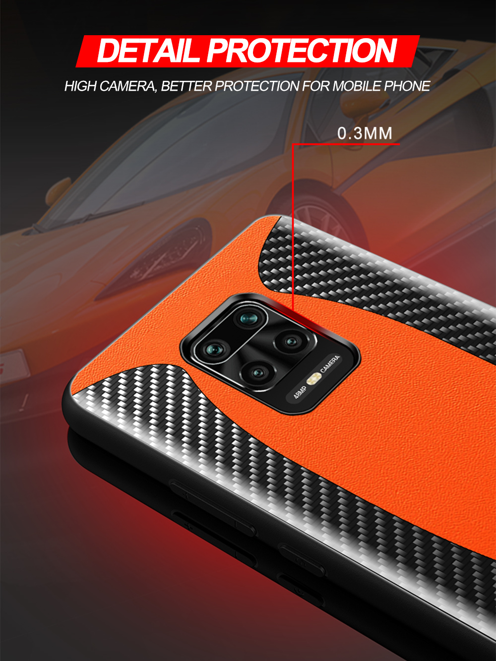 Bakeey-for-Xiaomi-Redmi-Note-9S--Redmi-Note-9-Pro-Case-Sports-Car-Pattern-Design-Carbon-Fiber-Leathe-1685211-8