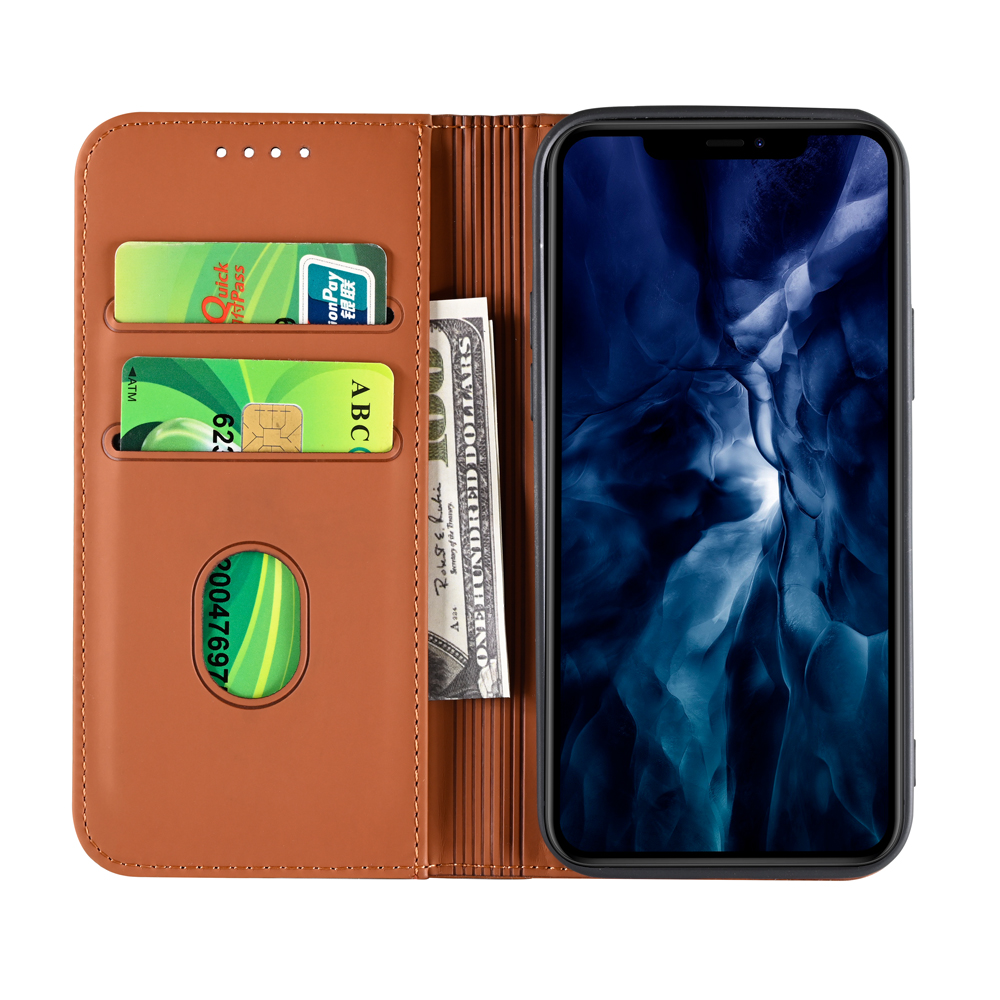 Bakeey-for-iPhone-12-Pro-Max-Case-Business-Flip-Magnetic-with-Multi-Card-Slots-Wallet-Shockproof-PU--1754513-13