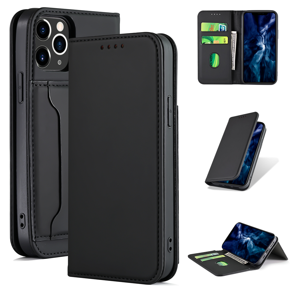 Bakeey-for-iPhone-12-Pro-Max-Case-Business-Flip-Magnetic-with-Multi-Card-Slots-Wallet-Shockproof-PU--1754513-9