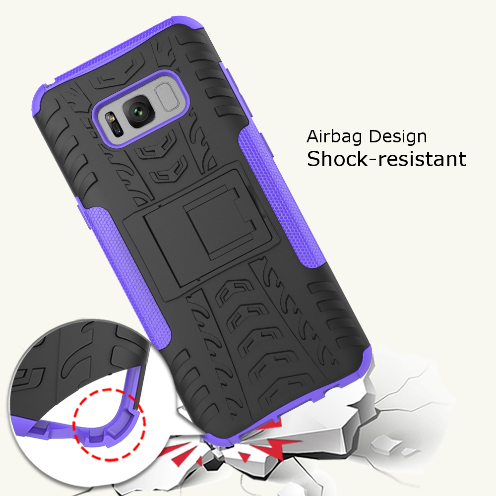 Bakeeytrade-2-in-1-Armor-Kickstand-TPU-PC-Case-for-Samsung-Galaxy-S8-Plus-1239514-4