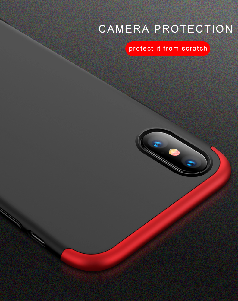 Bakeeytrade-3-in-1-Double-Dip-360deg-Hard-PC-Protective-Case-For-iPhone-XS-1367296-5