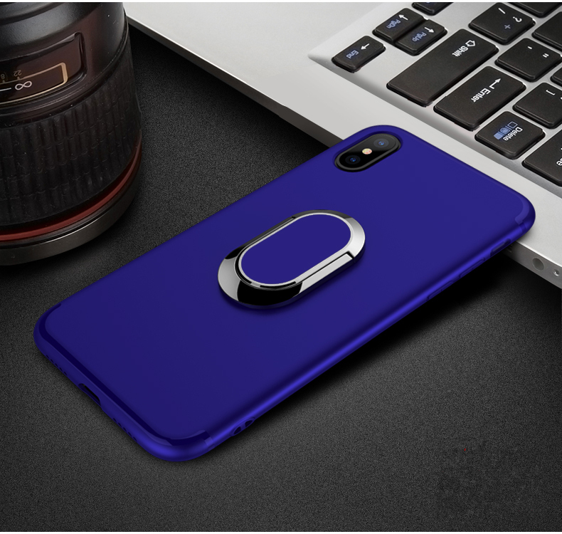 Bakeeytrade-360deg-Adjustable-Metal-Ring-Kickstand-Magnetic-Adsorption-TPU-Case-for-iPhone-X-1197641-12