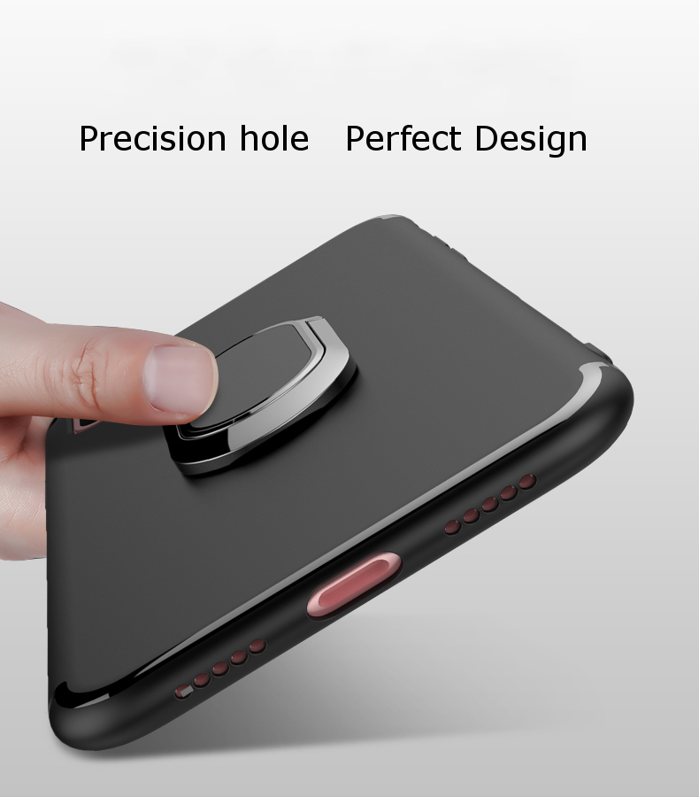 Bakeeytrade-360deg-Adjustable-Metal-Ring-Kickstand-Magnetic-Adsorption-TPU-Case-for-iPhone-X-1197641-6