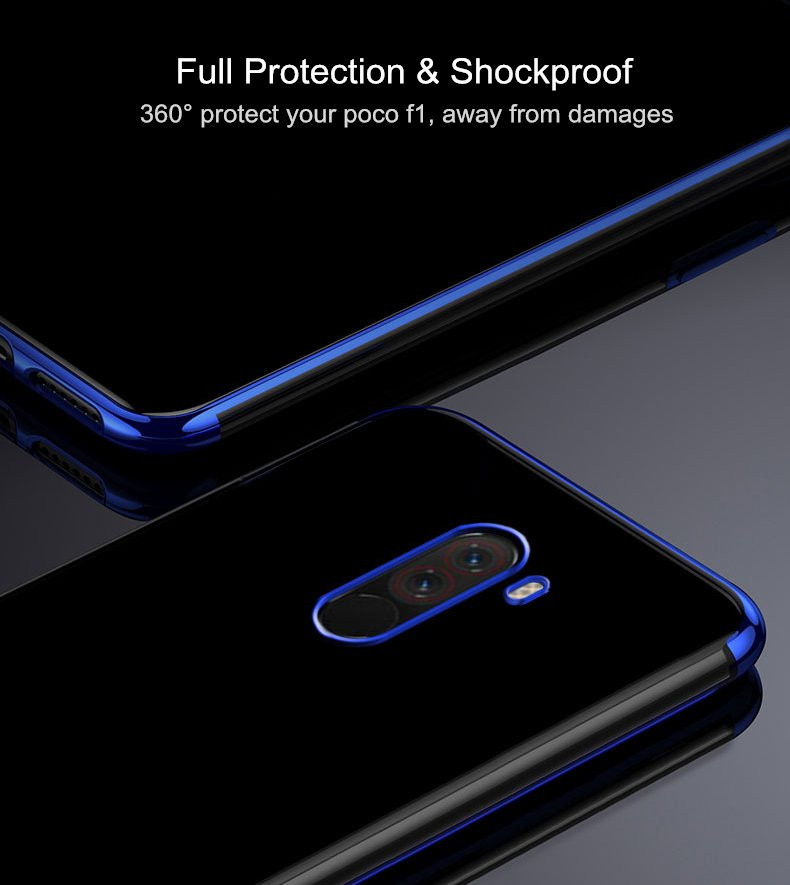 Bakeeytrade-Color-Plating-Transparent-Soft-TPU-Back-Cover-Protective-Case-for-Xiaomi-Pocophone-F1-No-1354402-2