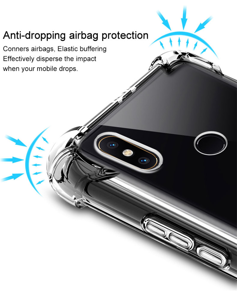 Bakeeytrade-Four-corner-Shockproof-Transparent-Soft-Back-Cover-Protective-Case-for-Xiaomi-Pocophone--1348669-2