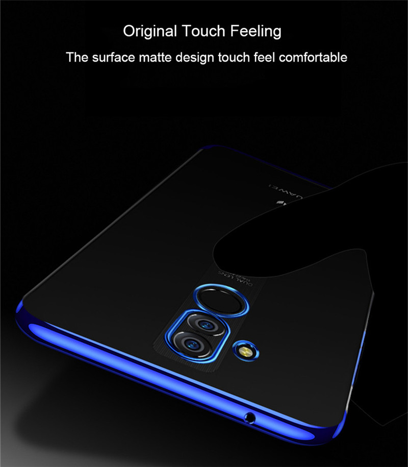 Bakeeytrade-Transparent-Plating-Shockproof-Back-Cover-Protective-Case-for-Huawei-Mate-20-Lite-1366644-7